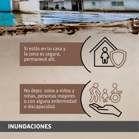 Inundaciones: cuidados básicos