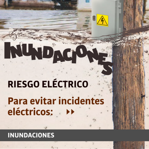 Inundaciones: riesgo eléctrico