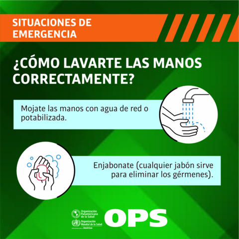 Situaciones de emergencia: lavado de manos