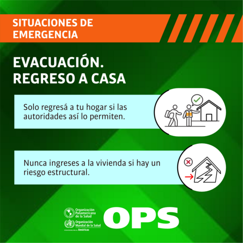 Situaciones de emergencia: evacuación