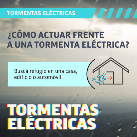 Tormentas eléctricas: cómo actuar