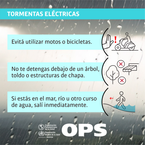 Tormentas eléctricas: cómo actuar