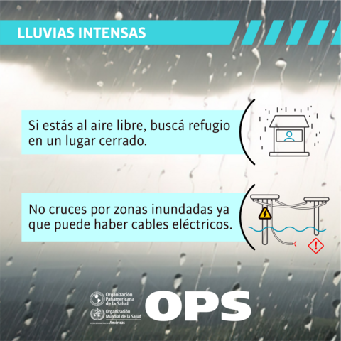 Lluvias intensas: qué hacer