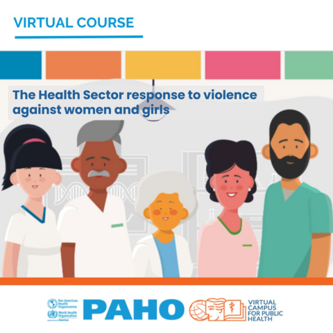 Ilustration of a group of female and male health workers