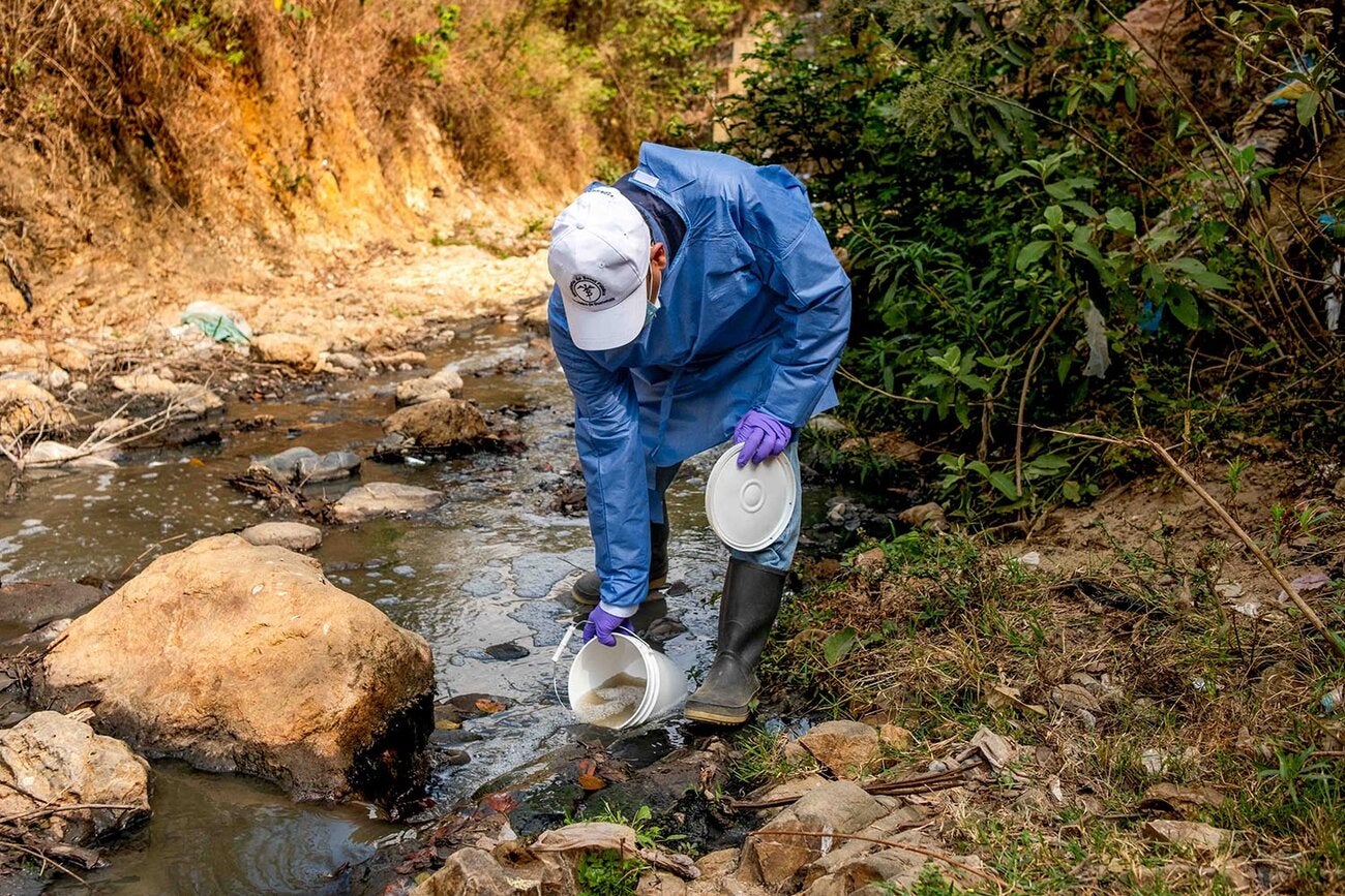 Wastewater Sample Collection 