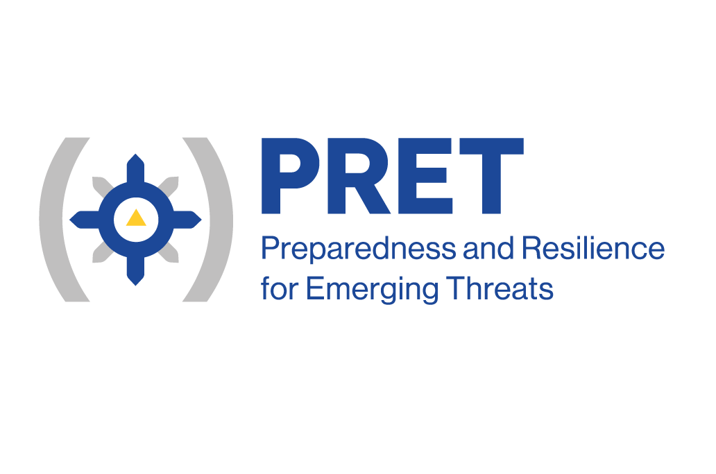 Logo iniciativa PRET (Preparedness and Resilience for Emerging Threats