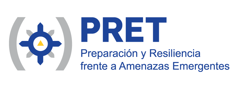 Logo iniciativa PRET Preparacion y Resiliciencia frente a Amenazas Emergentes