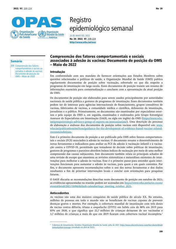 Compreensão dos fatores comportamentais e sociais associados à adesão às vacinas