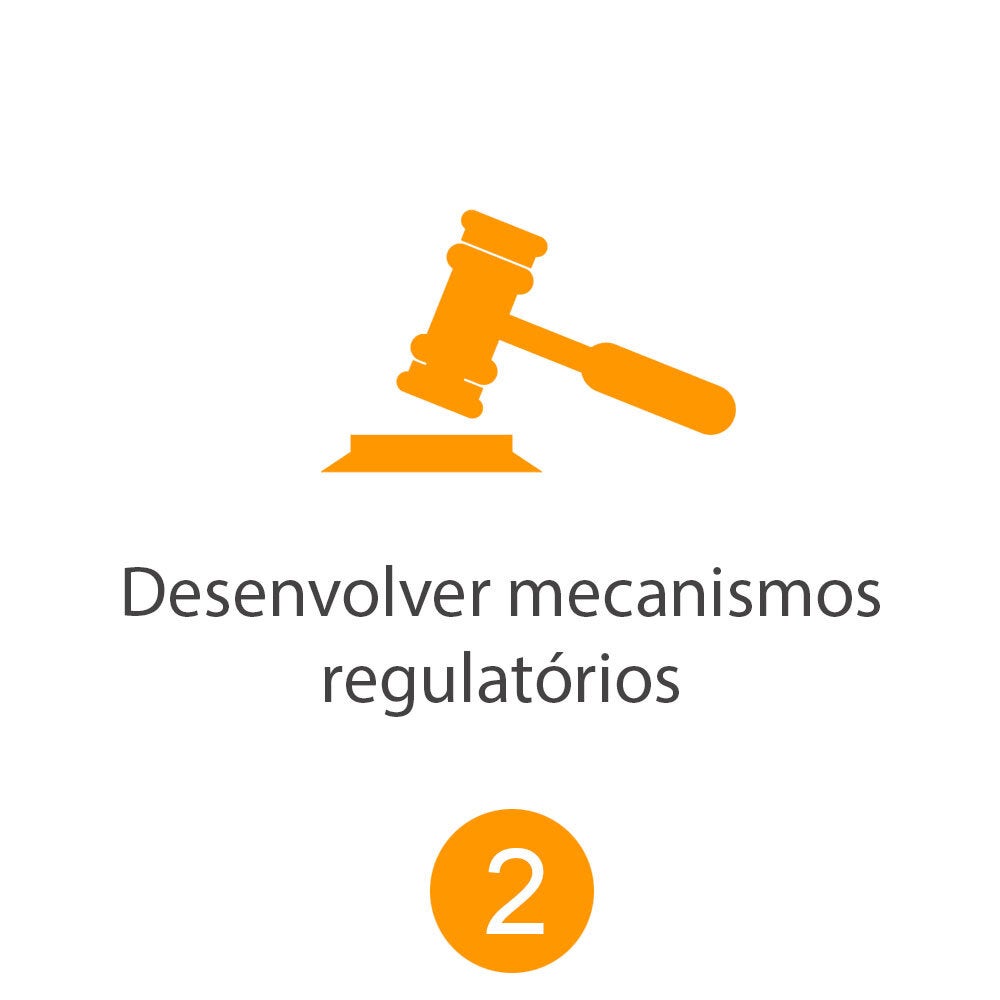 Desenvolver mecanismos regulatórios