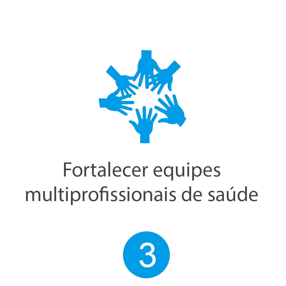 Fortalecer equipes multiprofissionais de saúde