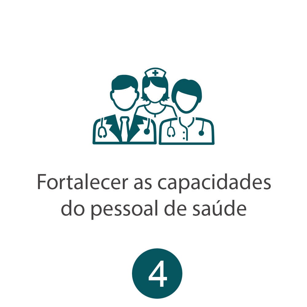 Fortalecer as capacidades do pessoal de saúde