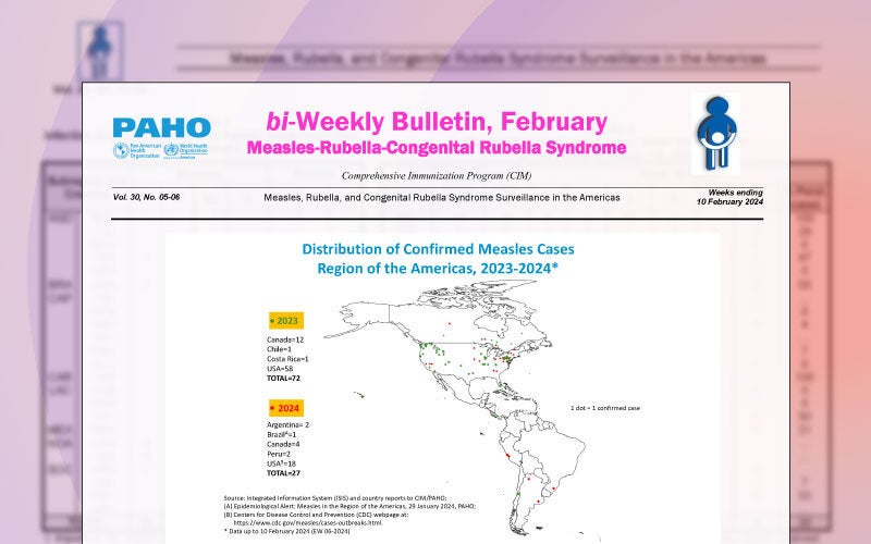 Measles/Rubella Bulletin cover