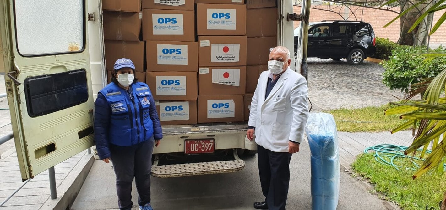 Donación OPS Perú y gobierno de Japón