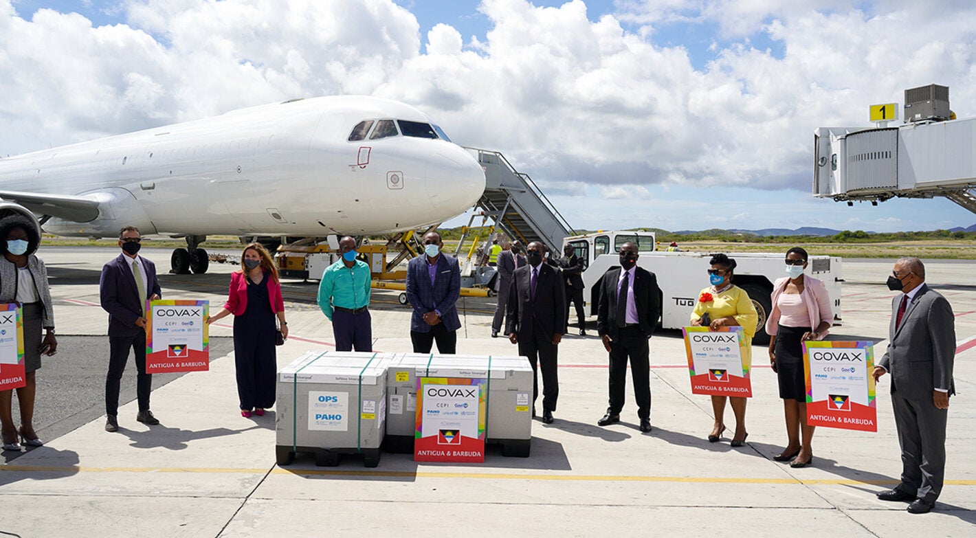 Antigua And Barbuda Receives The First COVID 19 Vaccines Through The   Ecc Covax Ani1 