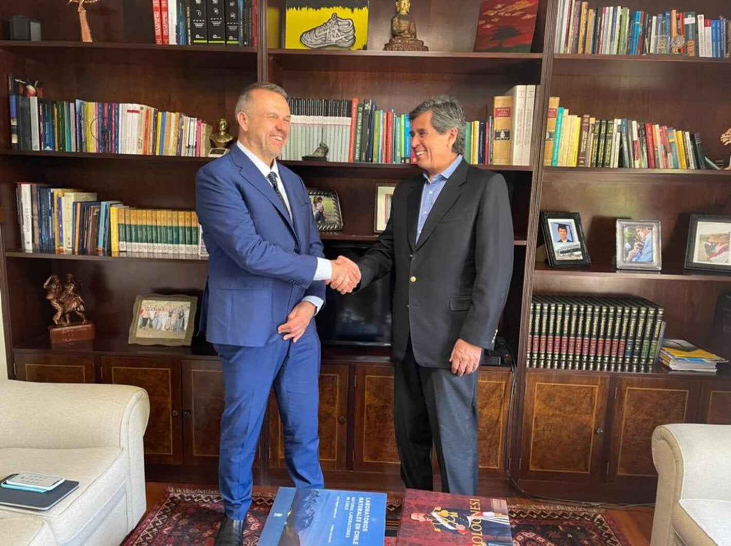 Visita de SDP SAM a Embajador de Chile en Perú