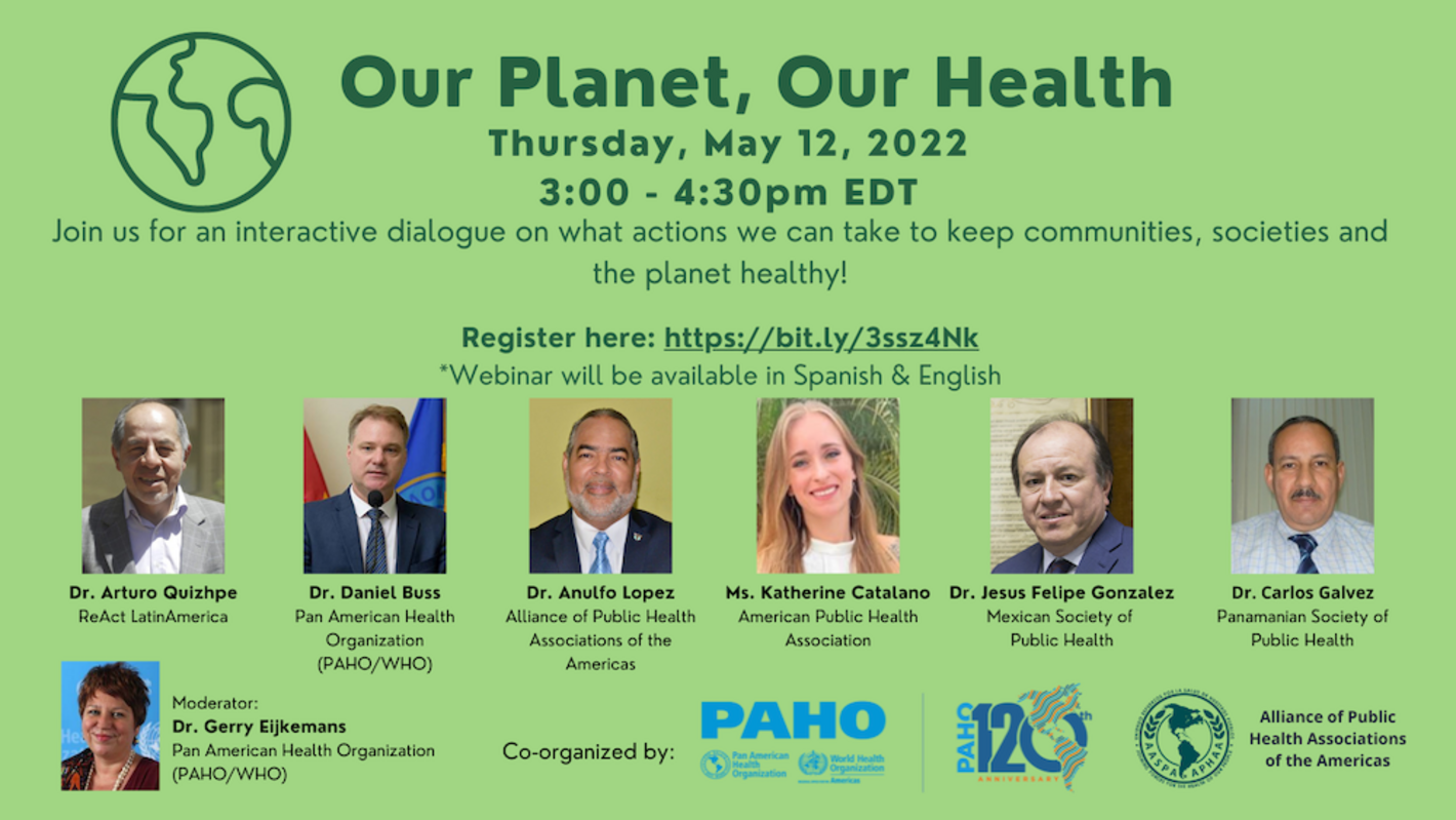 Our Planet, Our Health - PAHO/WHO | Pan American Health Organization