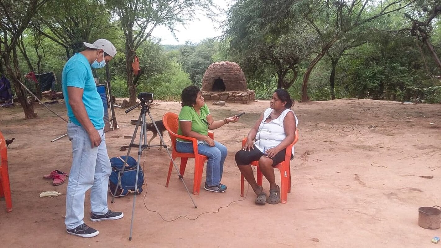 Periodistas comunitarios guaran del Chaco boliviano se capacitan