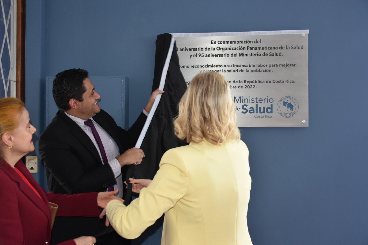 OPS Y Ministerio De Salud Develan Placa Por Sus Aniversarios 120 Y 95 ...