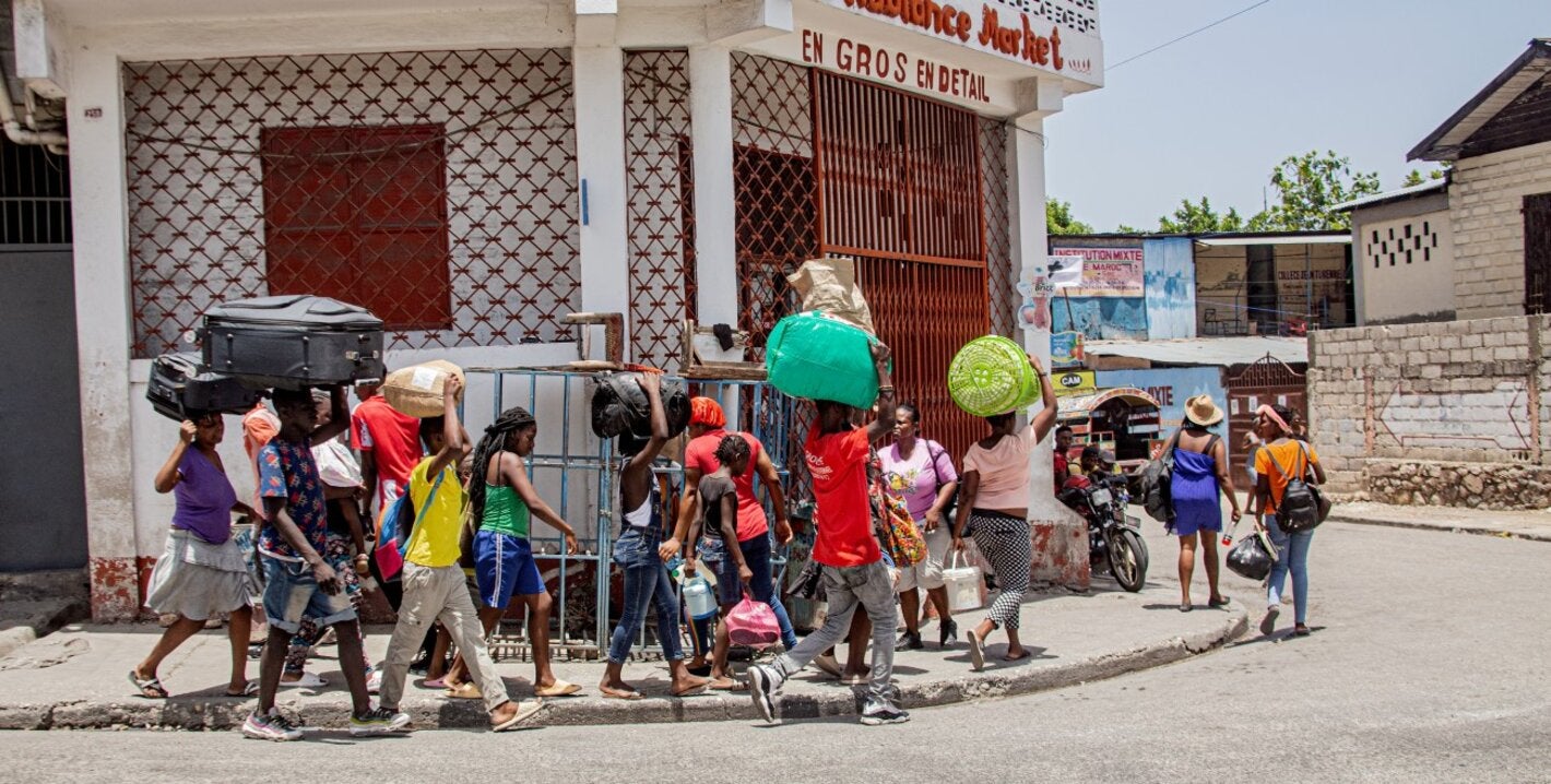 Personnes deplaces en Haiti