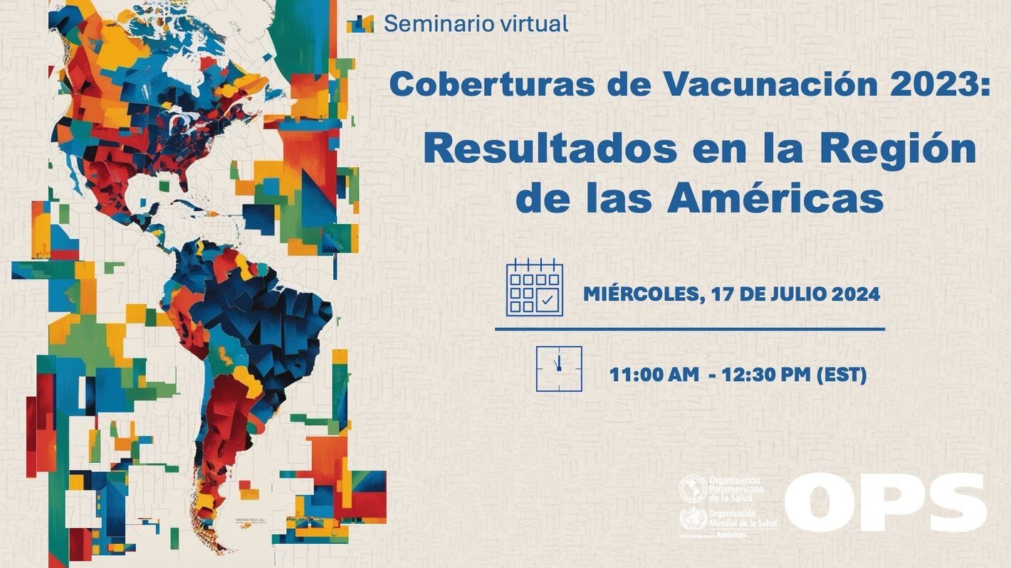 Coberturas de vacunación 2023: Resultados en la Región de las Américas