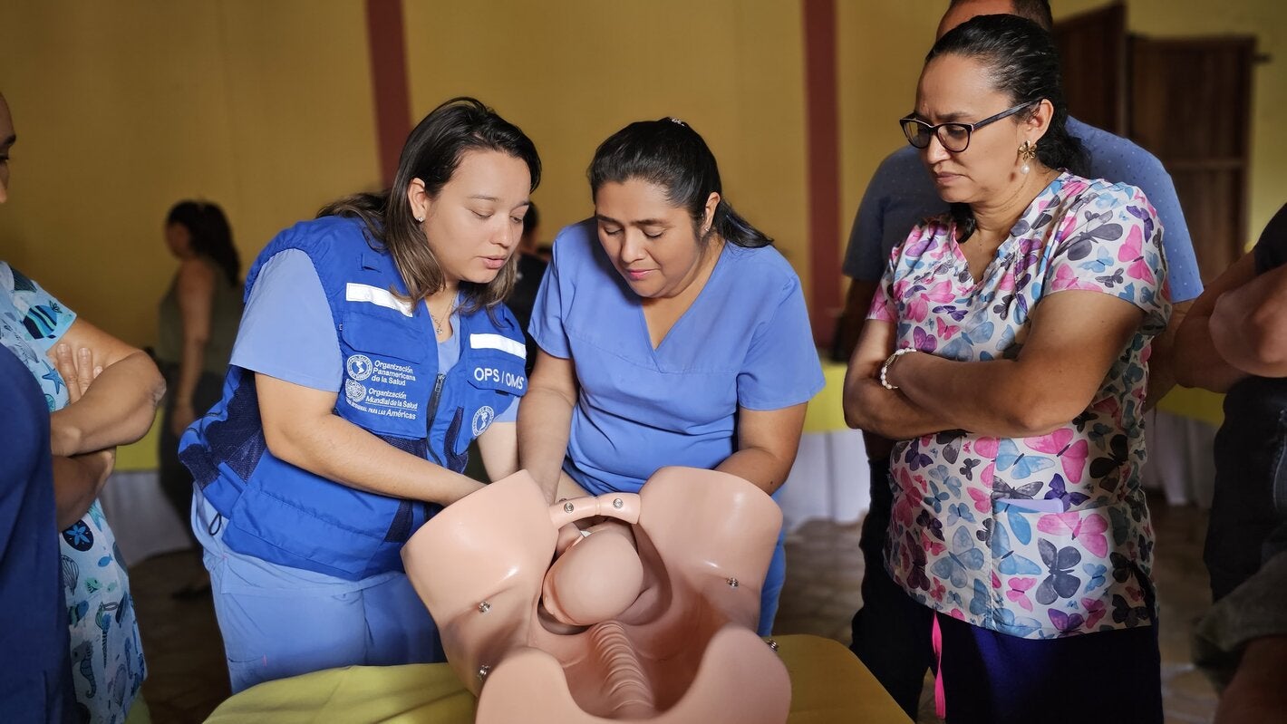 Foto taller realizado en Honduras