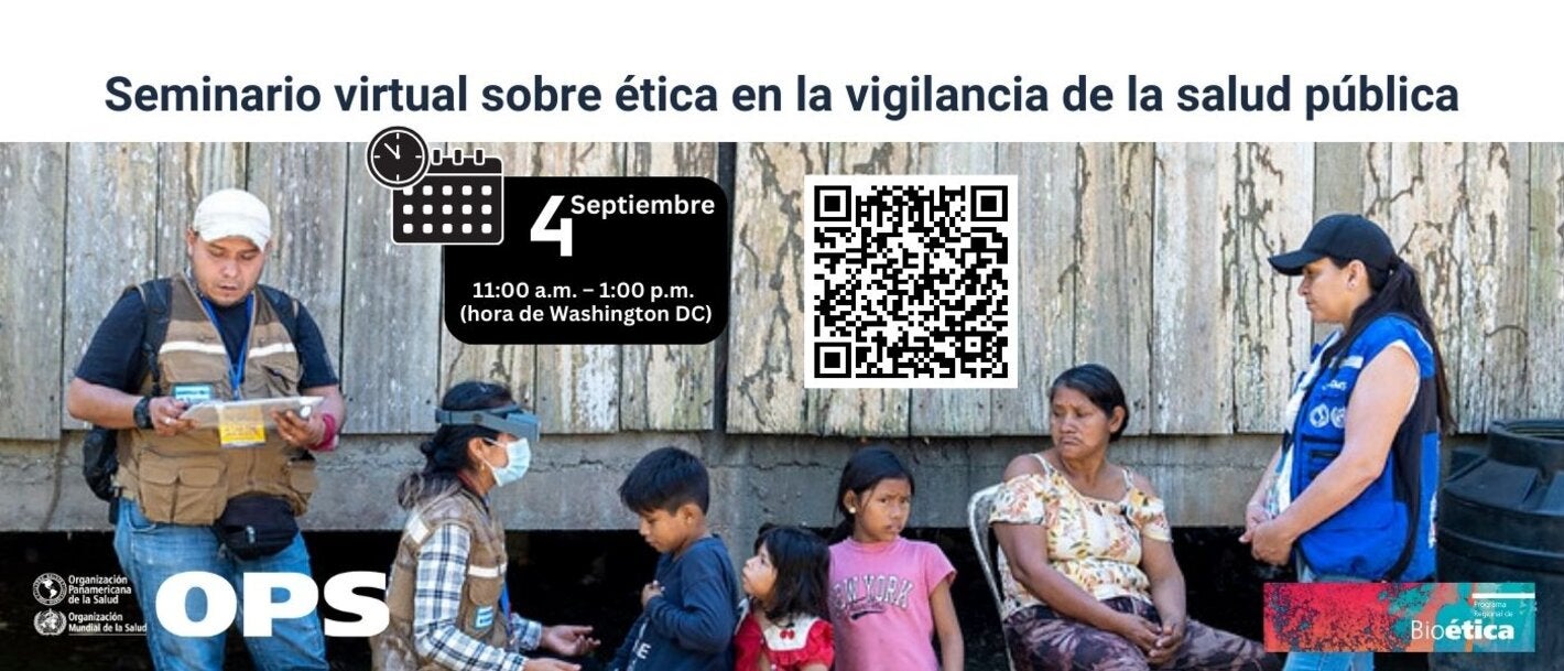 Seminario virtual sobre ética en la vigilancia de la salud pública