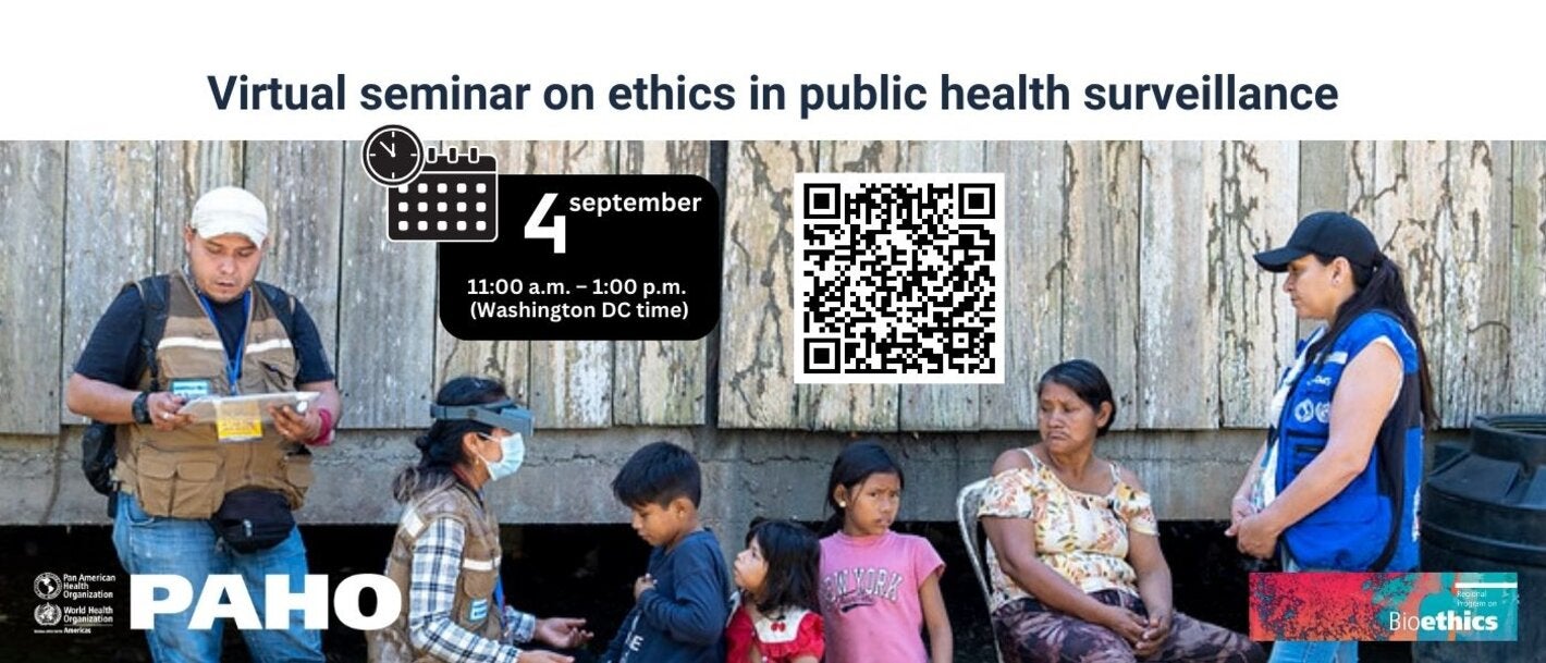 Virtual seminar on ethics in public health surveillance