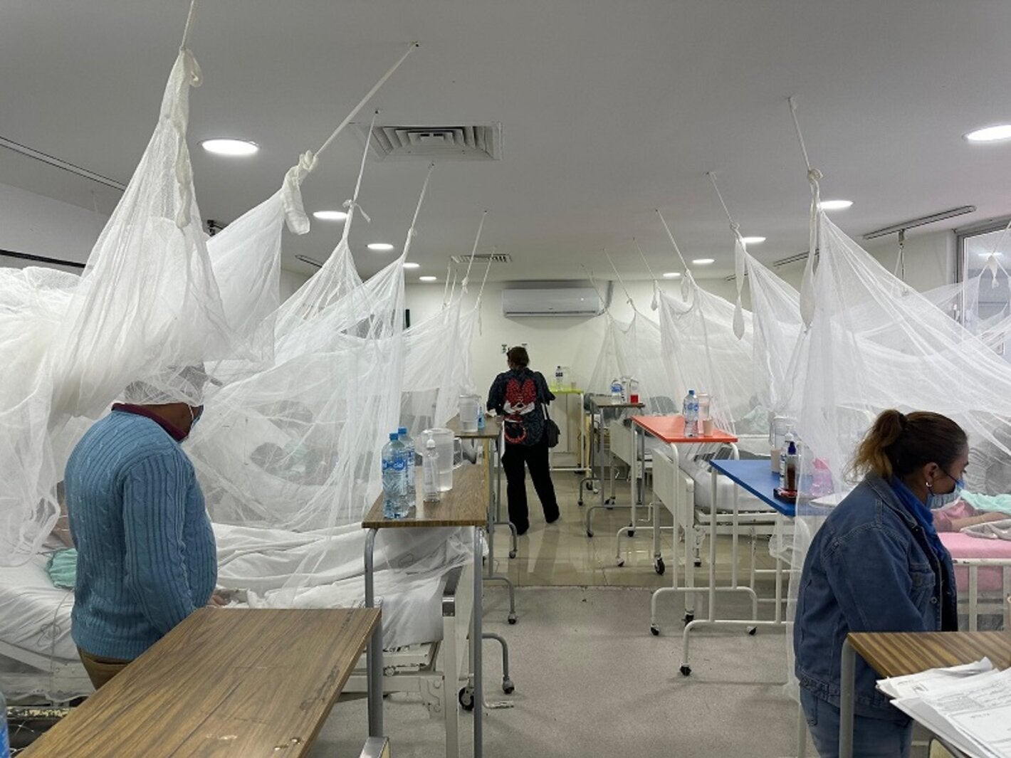 sala de estabilización de dengue en Honduras