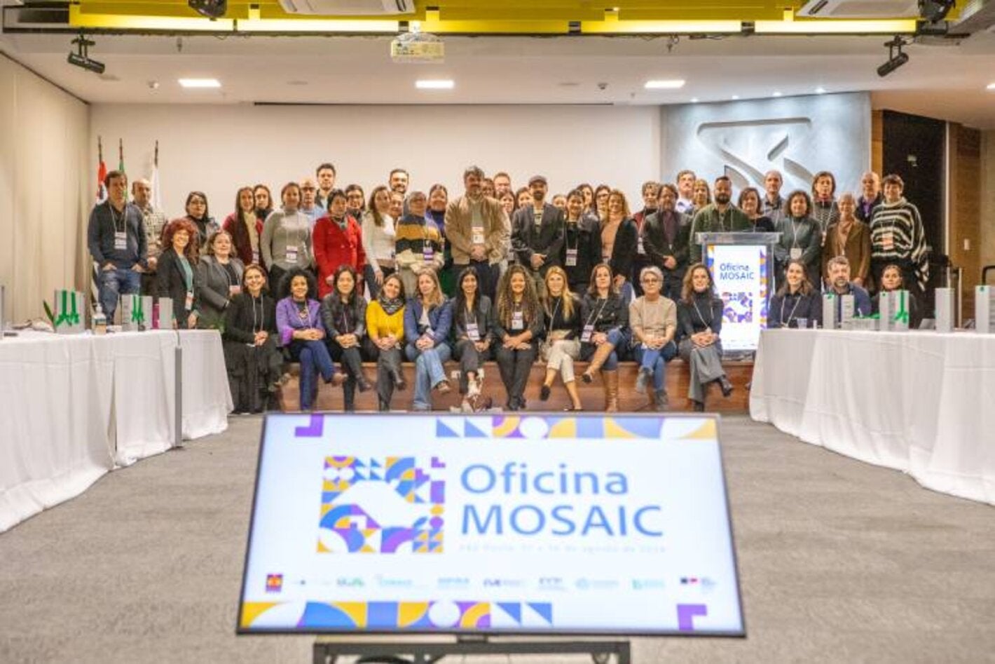 Foto de grupo Oficina Mosaic – Aprimoramento da Vigilância dos Vírus Respiratórios