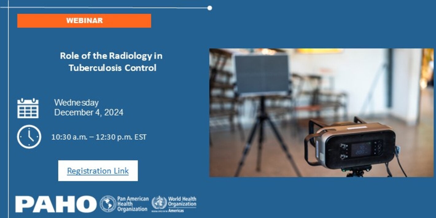 Webinar: Role of Radiology in Case Tuberculosis Finding