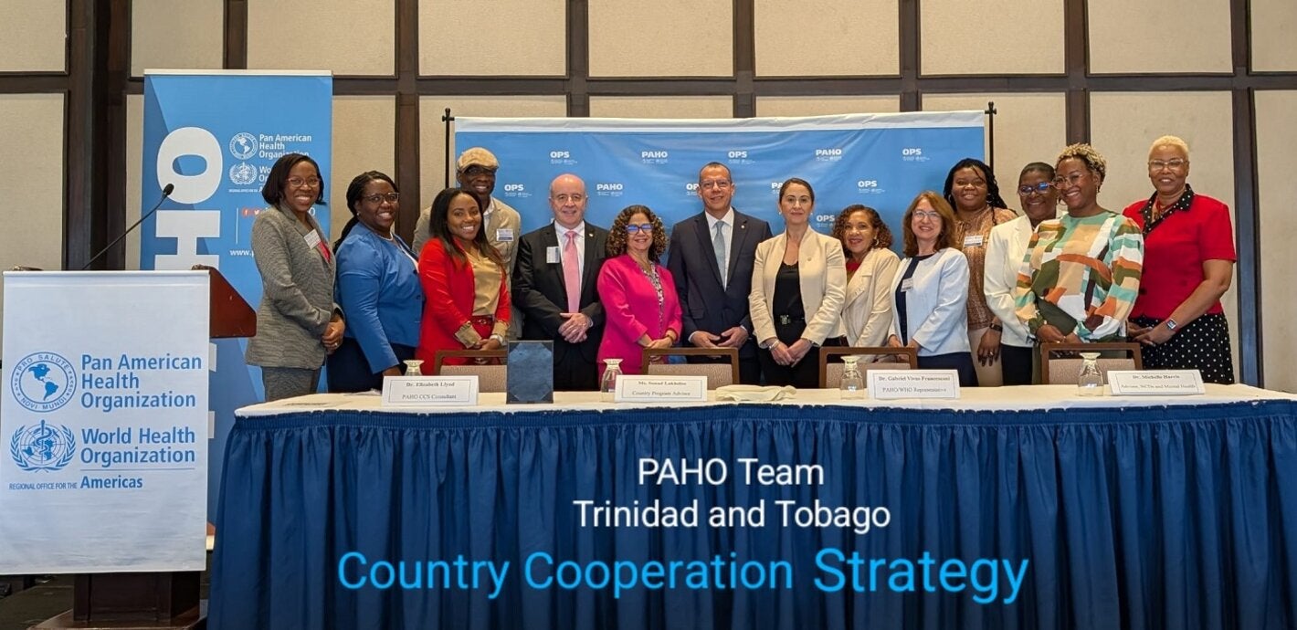 The PAHO team for the CCS Trinidad and Tobago