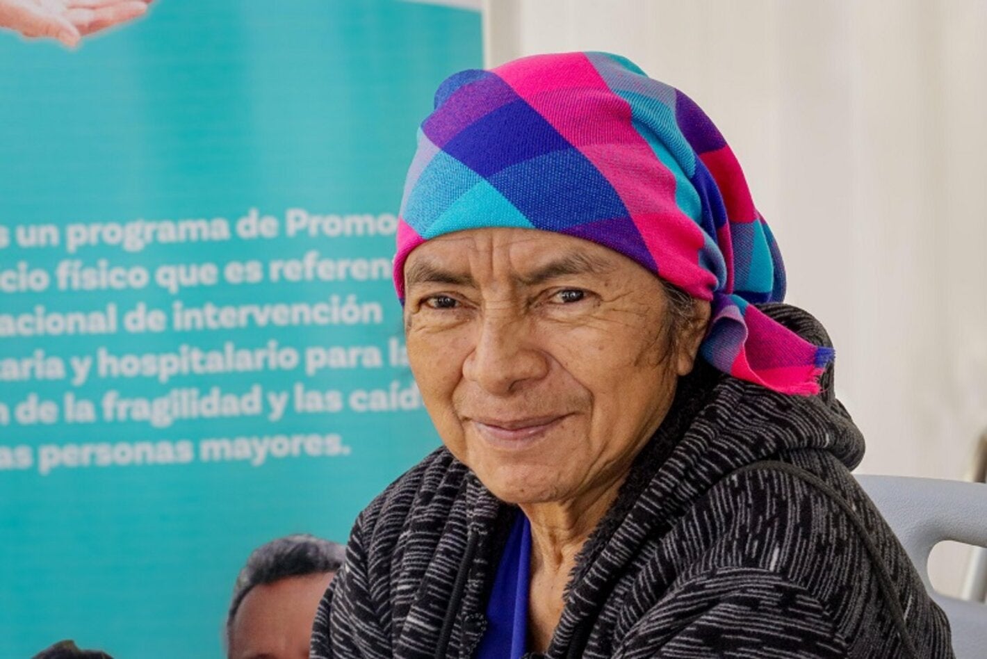 mujer lenca beneficiaria de programas de promoción de la salud