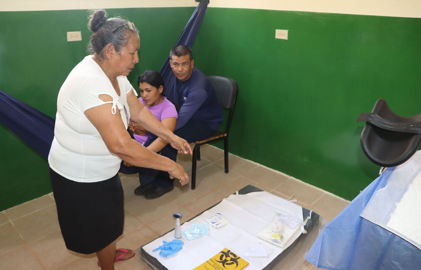 La sala de parto se diseñó tomando en cuenta las sugerencias de la comunidad de Maurak