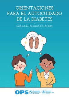 Portada de Orientaciones para el autocuidado de   la diabetes. Módulo 1: cuidado de los pies