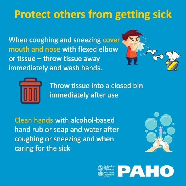 Social media postcards: Protect others from getting sick - PAHO/WHO ...