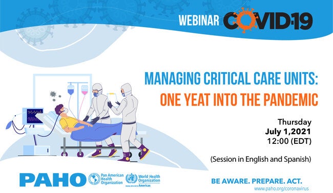 Webinar: Managing Critical Care Units - One year into the pandemics ...