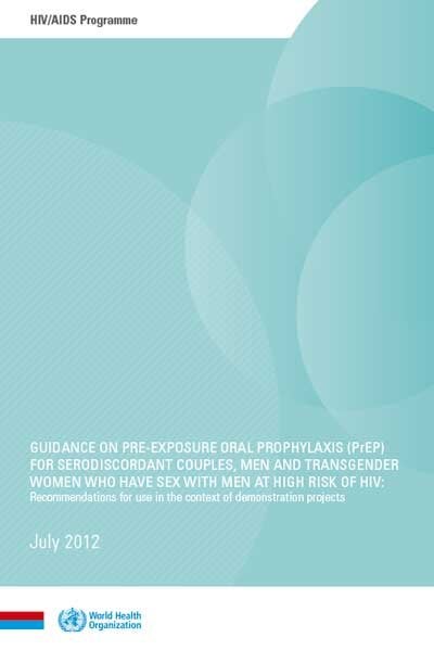 Guidance On Oral Pre Exposure Prophylaxis Prep For Serodiscordant