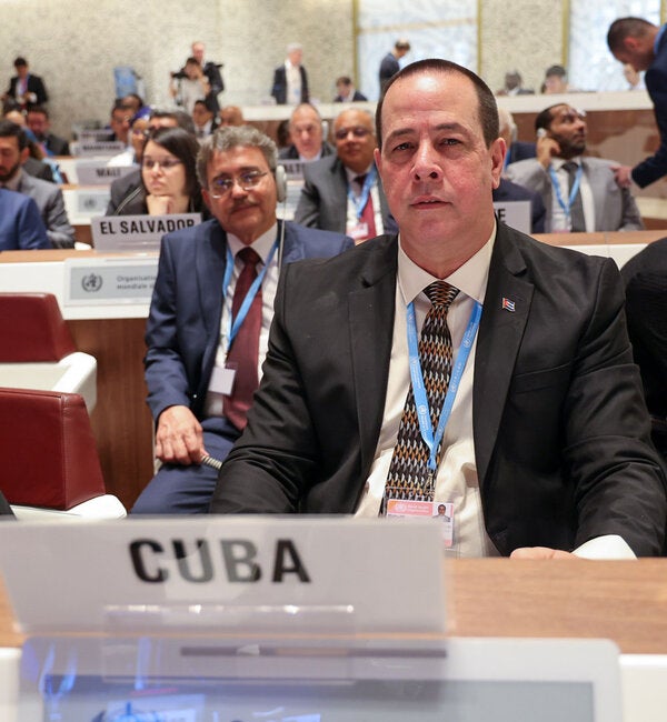 Minister of Public Health of Cuba, José Ángel Portal Miranda
