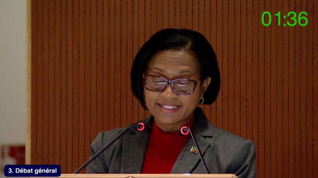 Chief Medical Officer of St. Kitts and Nevis, Hazel Laws