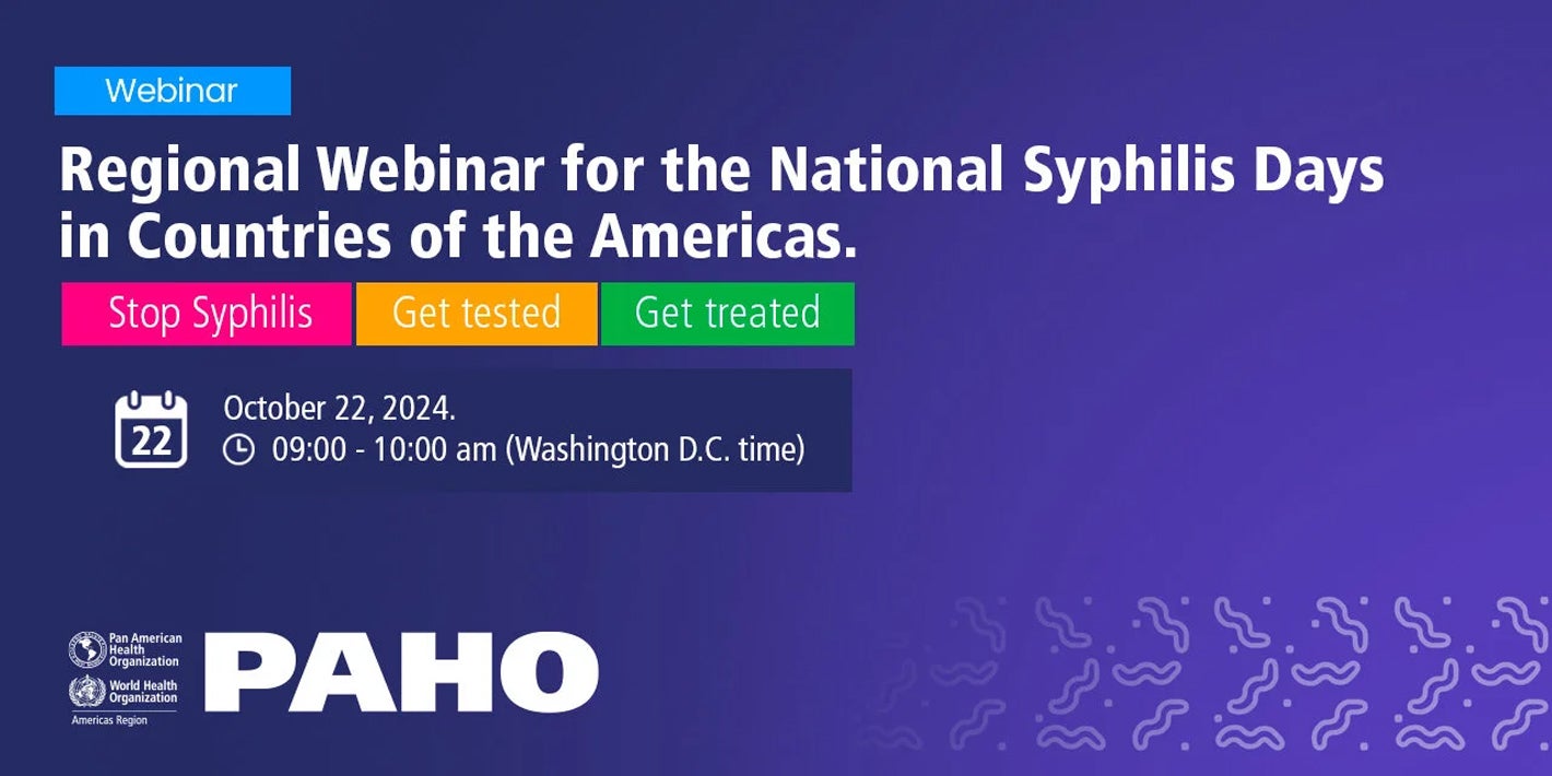 Regional Webinar for the National Syphilis Days in Countries of the Americas