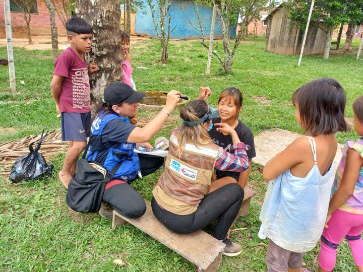 revision a pobladores de comunidades visitadas