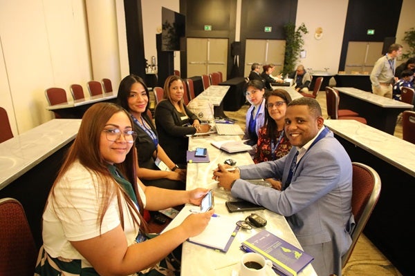 Participantes durante los talleres del Congreso