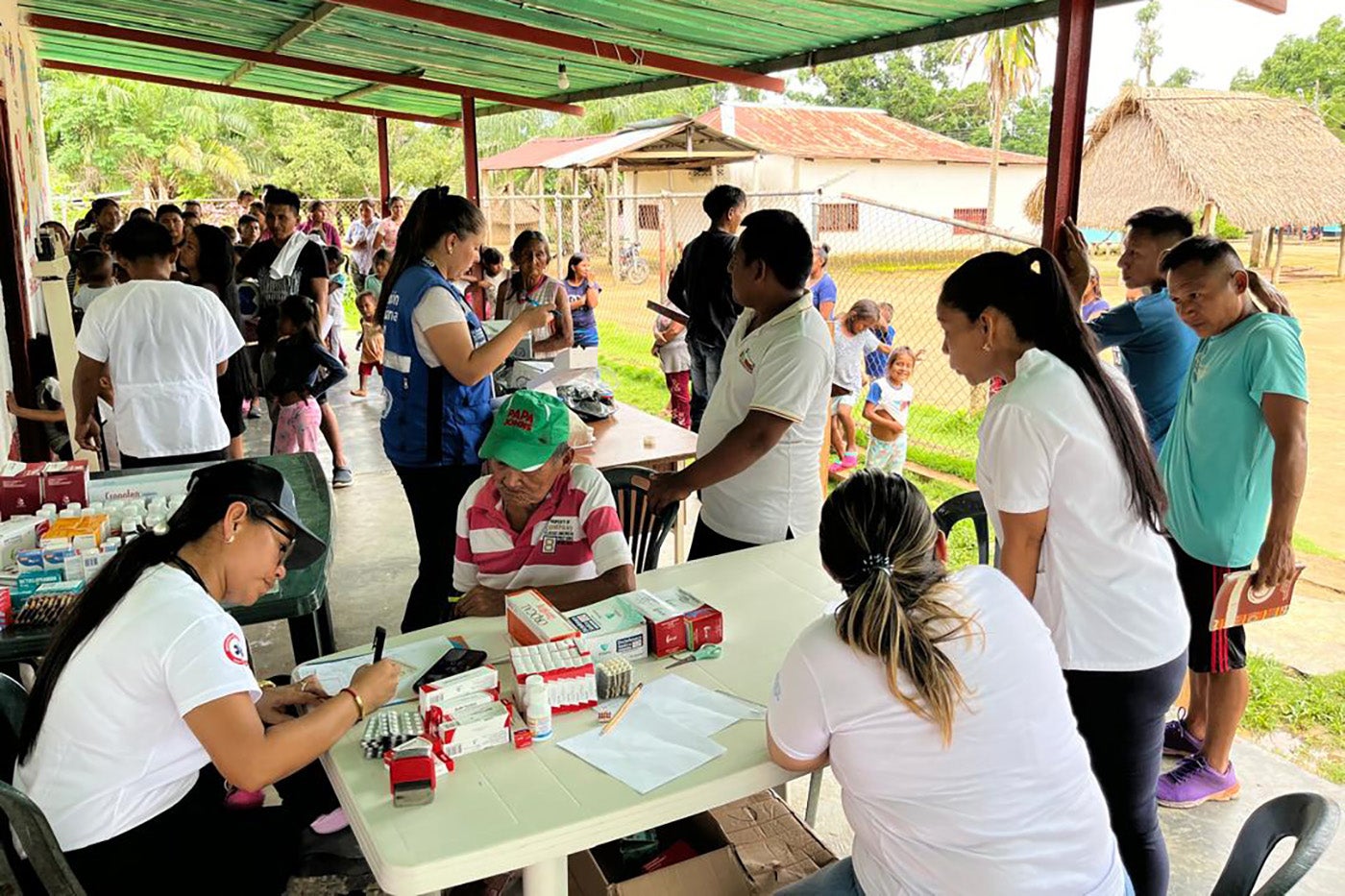 Jornada sanitaria en la comunidad de Cedeño, estado Bolívar