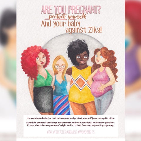 Zika pregnant poster preview